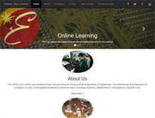 Tablet Screenshot of edisontechcenter.org